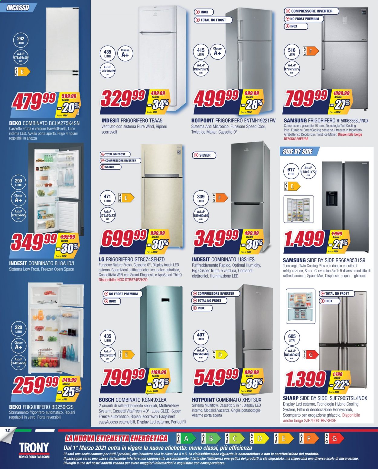 Volantino Trony - 23/3/2021 - 7/4/2021. Pagina 12