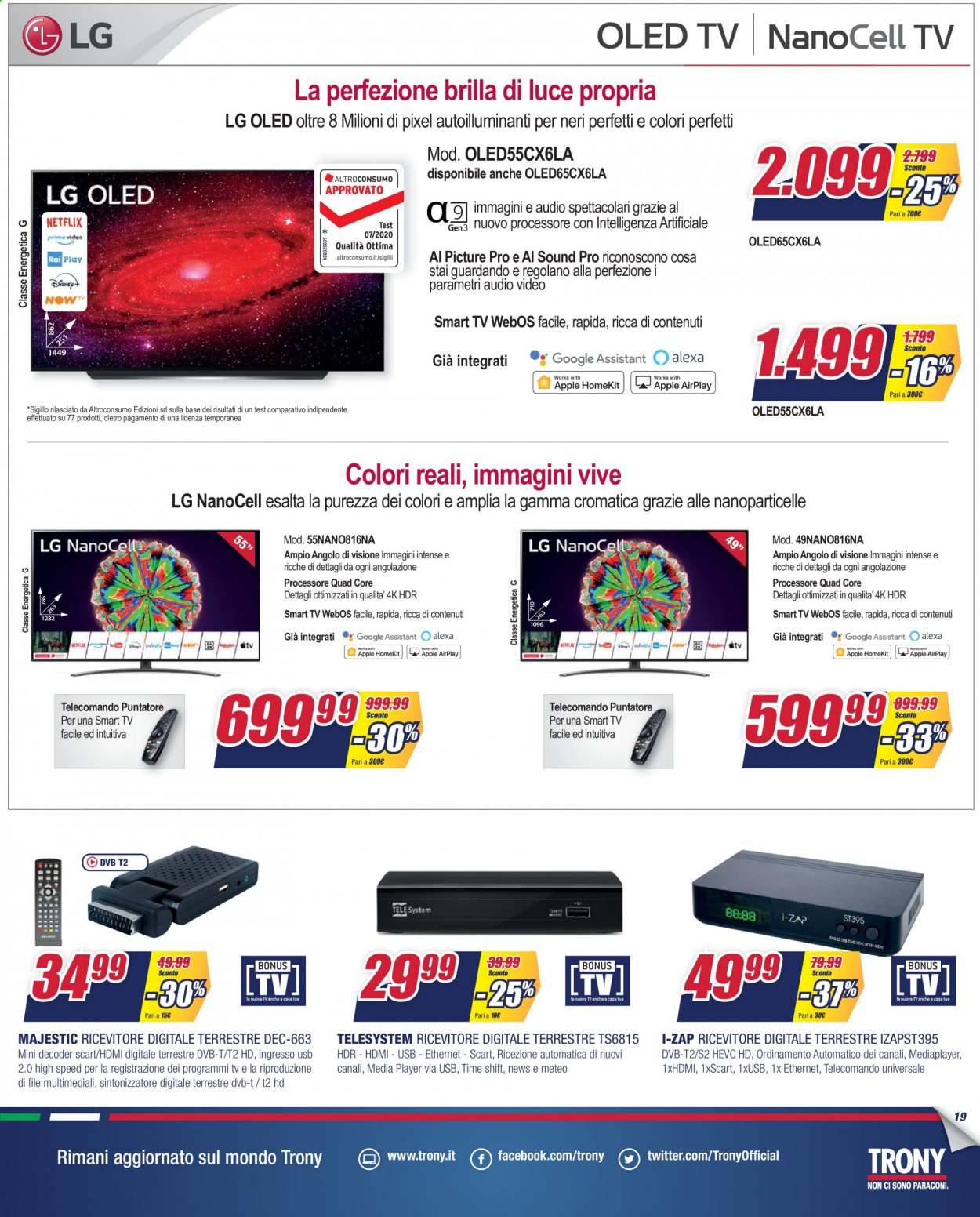 Volantino Trony - 23/3/2021 - 7/4/2021. Pagina 19