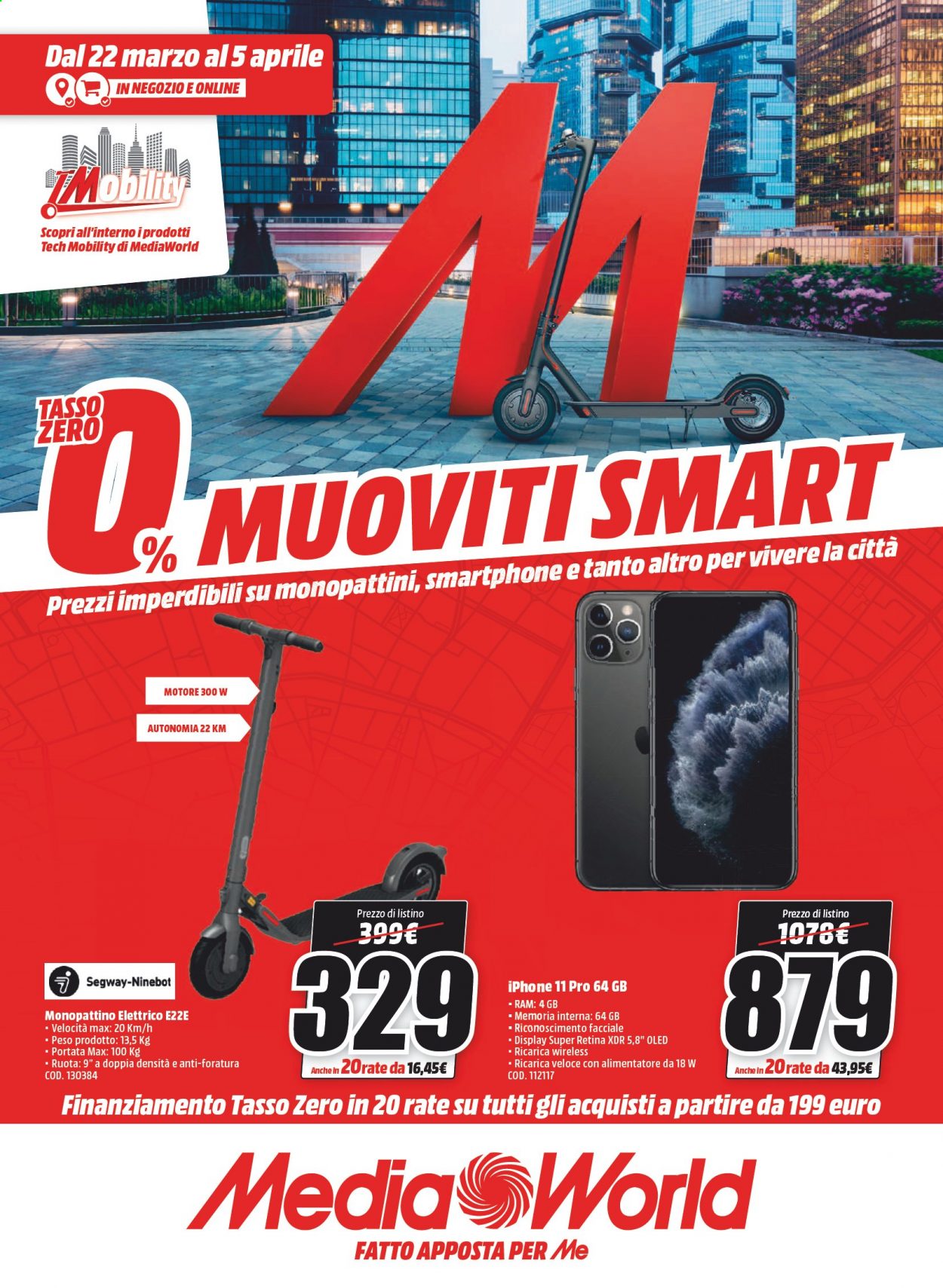 Volantino MediaWorld - 22/3/2021 - 5/4/2021. Pagina 1