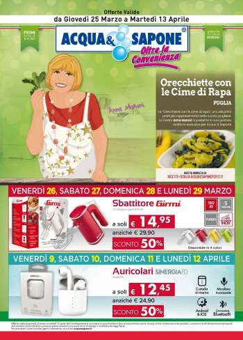 Volantino Acqua & Sapone - 25.3.2021 - 13.4.2021.
