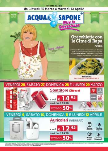 Volantino Acqua & Sapone - 25.3.2021 - 13.4.2021.