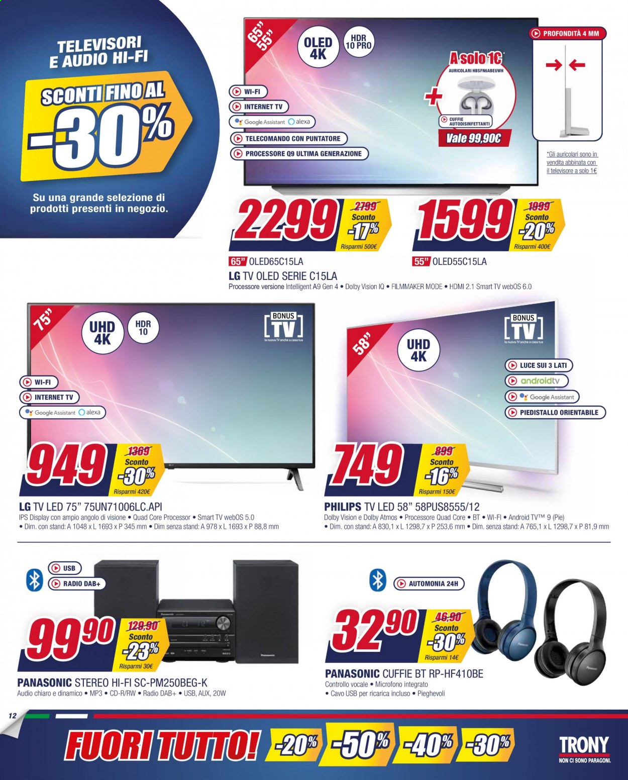 Volantino Trony - 25/3/2021 - 15/4/2021. Pagina 12