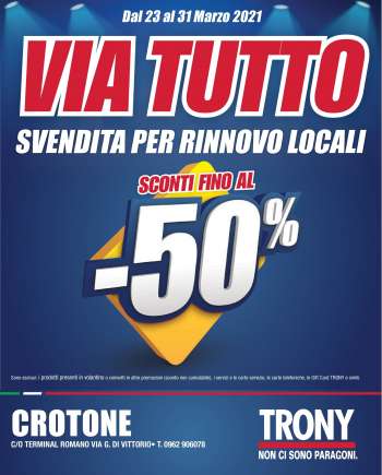 Volantino Trony - 23.3.2021 - 31.3.2021.