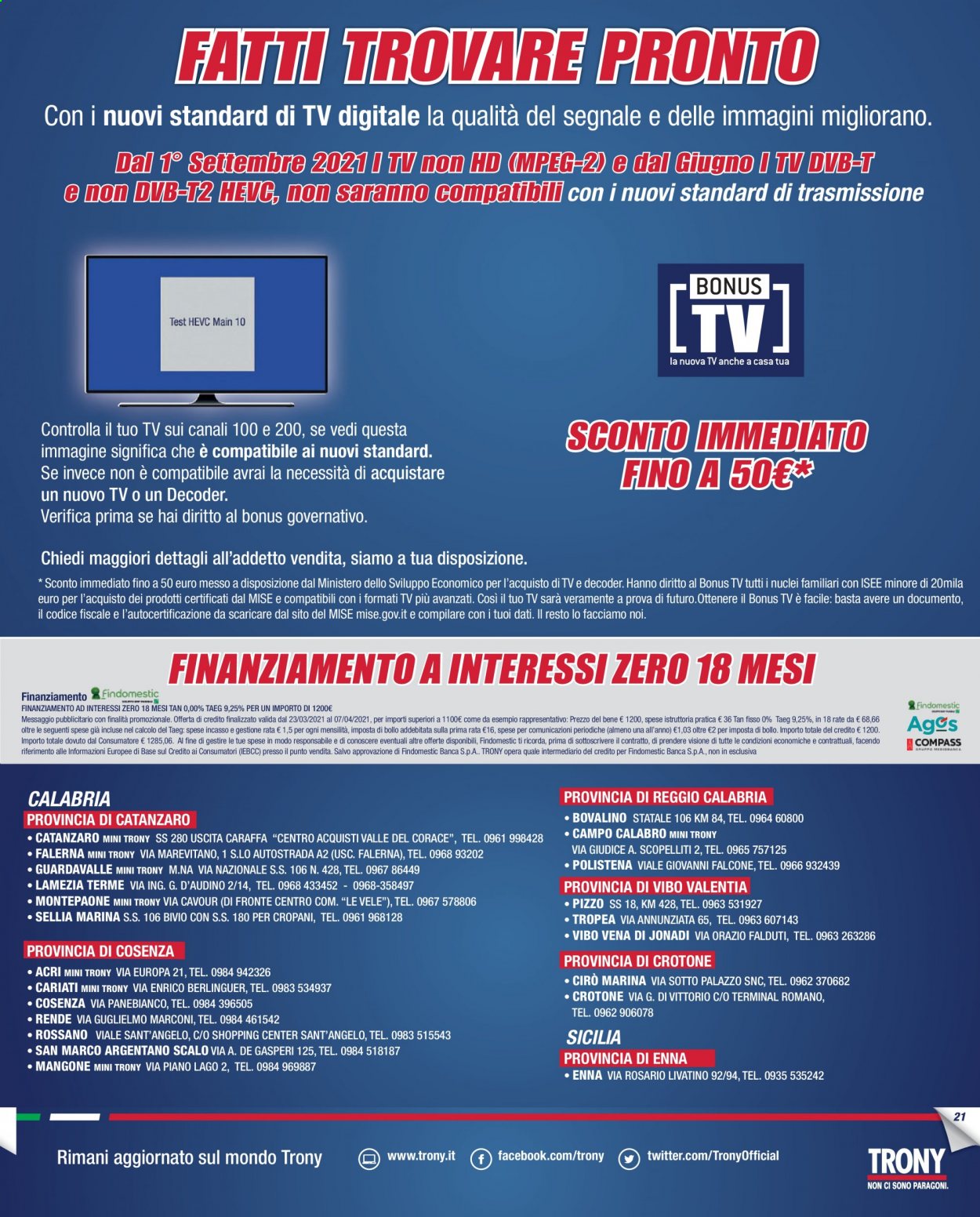 Volantino Trony - 23/3/2021 - 31/3/2021. Pagina 21