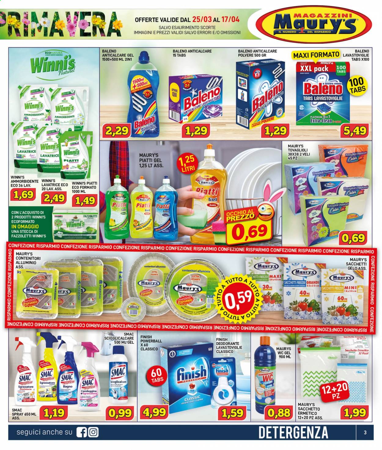 Volantino Maury's - 25/3/2021 - 17/4/2021. Pagina 3