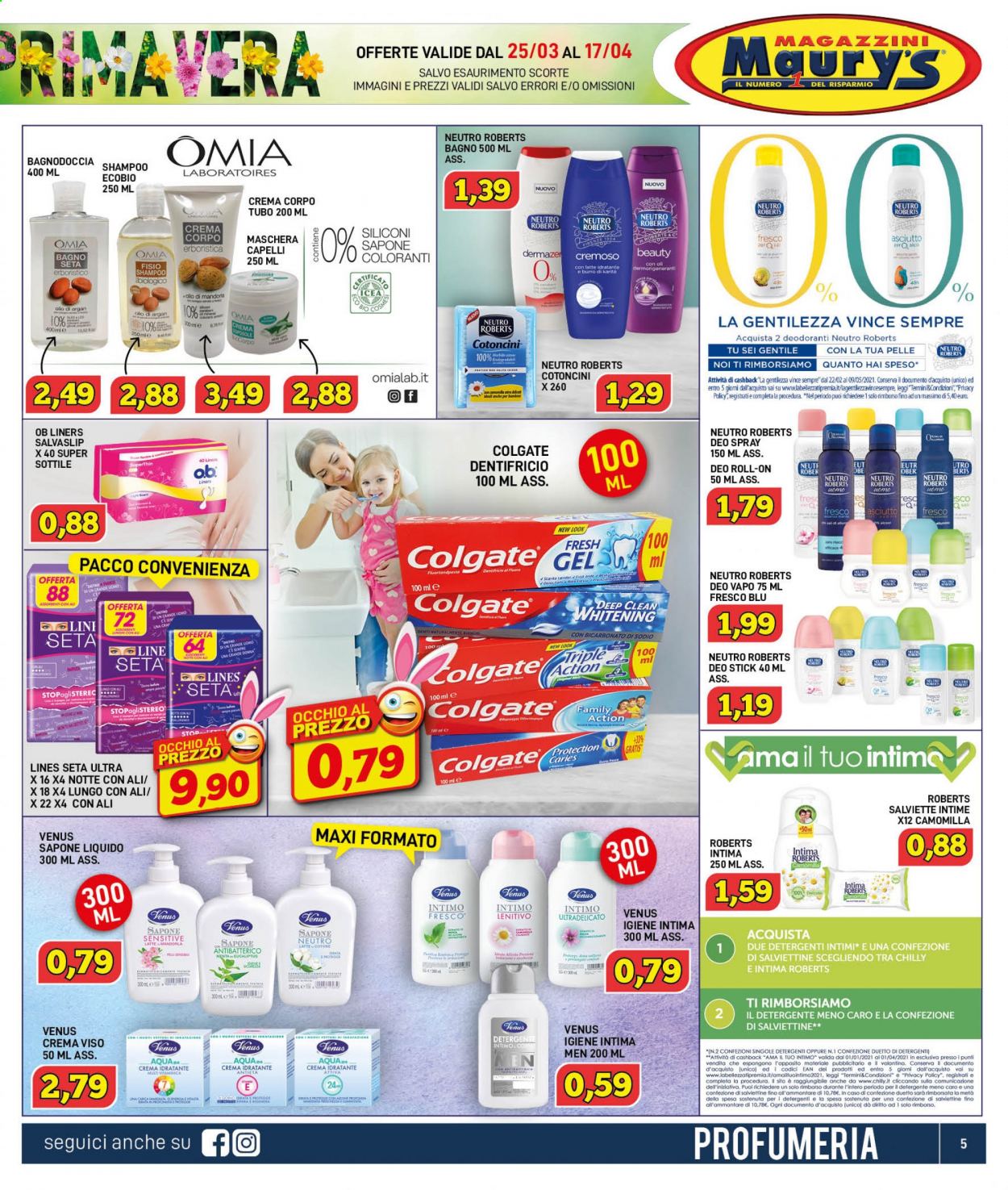 Volantino Maury's - 25/3/2021 - 17/4/2021. Pagina 5