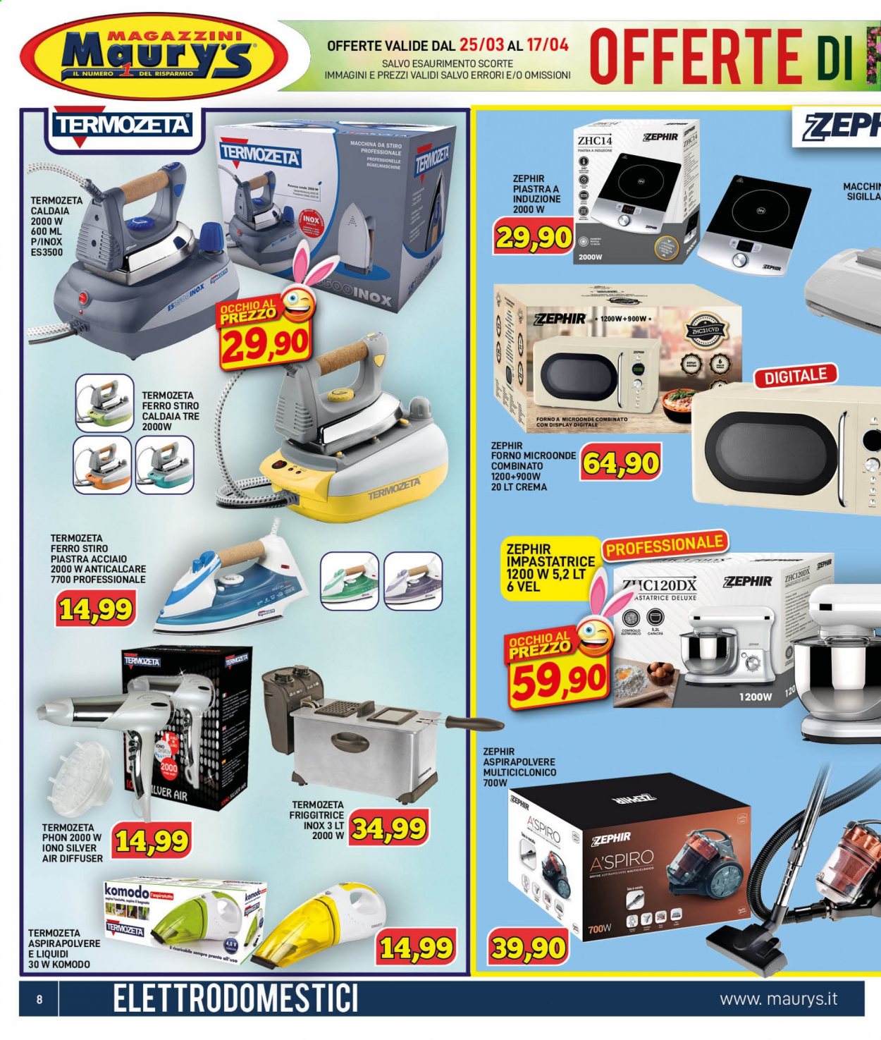 Volantino Maury's - 25/3/2021 - 17/4/2021. Pagina 8