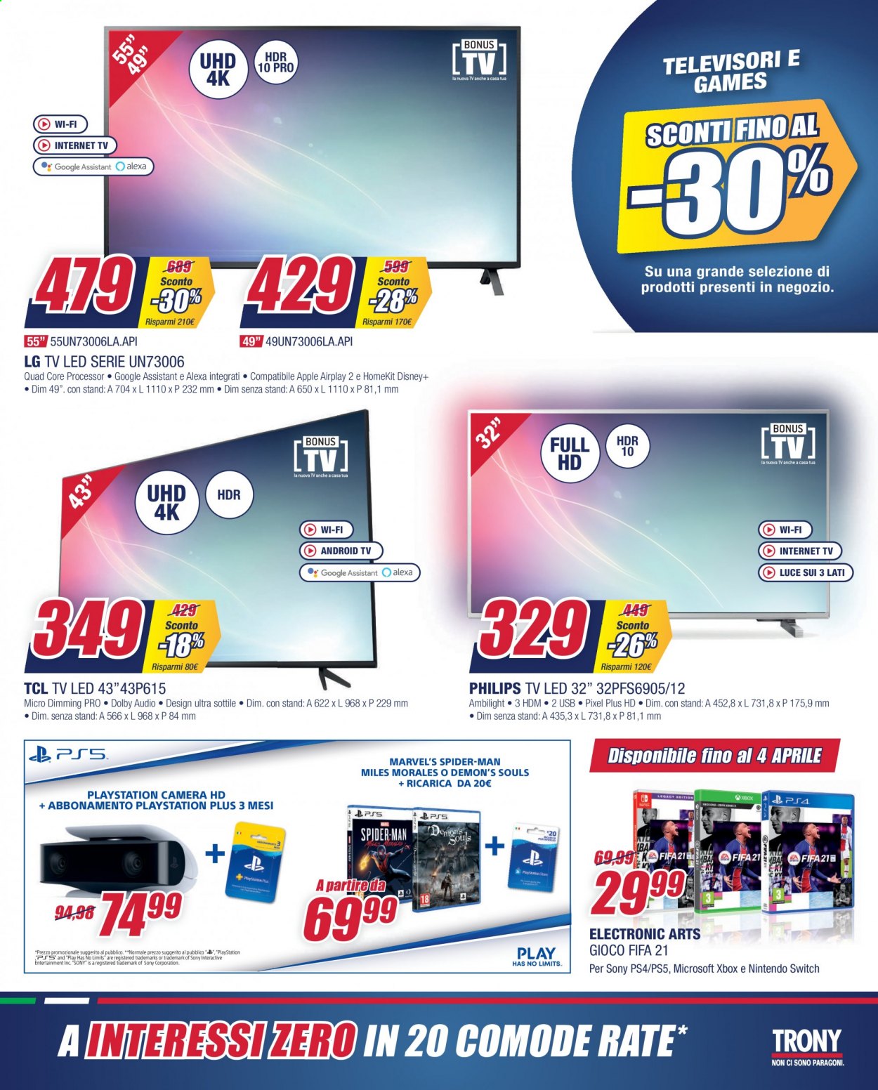 Volantino Trony - 25/3/2021 - 15/4/2021. Pagina 13