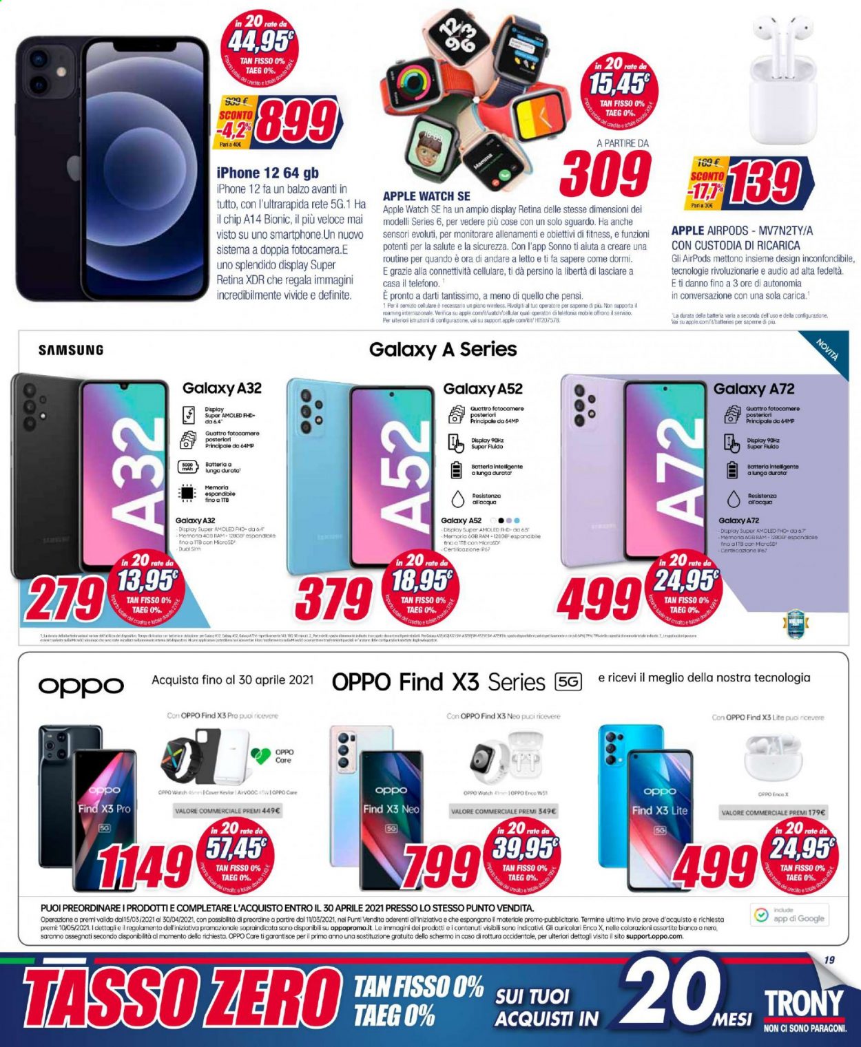 Volantino Trony - 25/3/2021 - 11/4/2021. Pagina 19