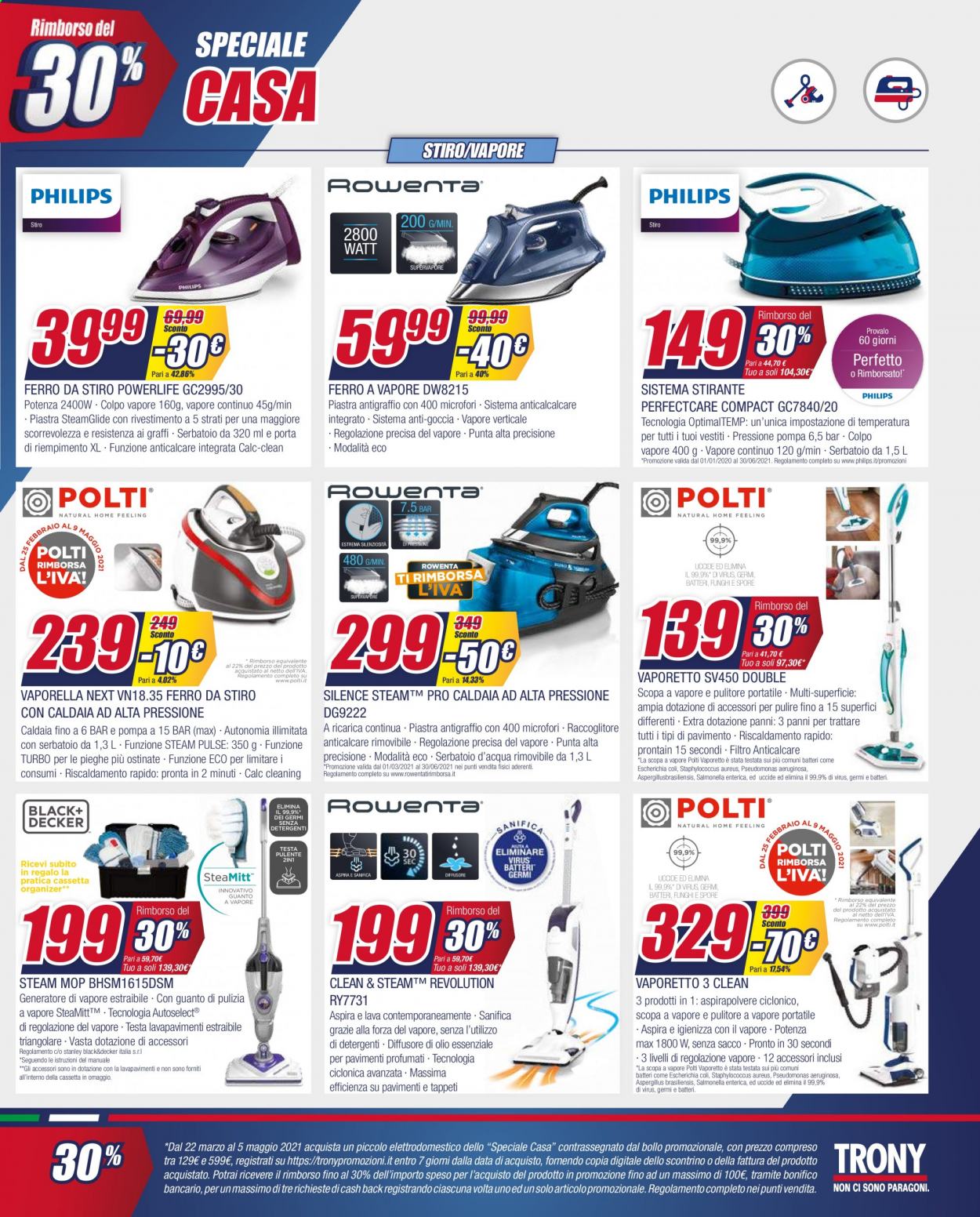 Volantino Trony - 25/3/2021 - 10/4/2021. Pagina 8