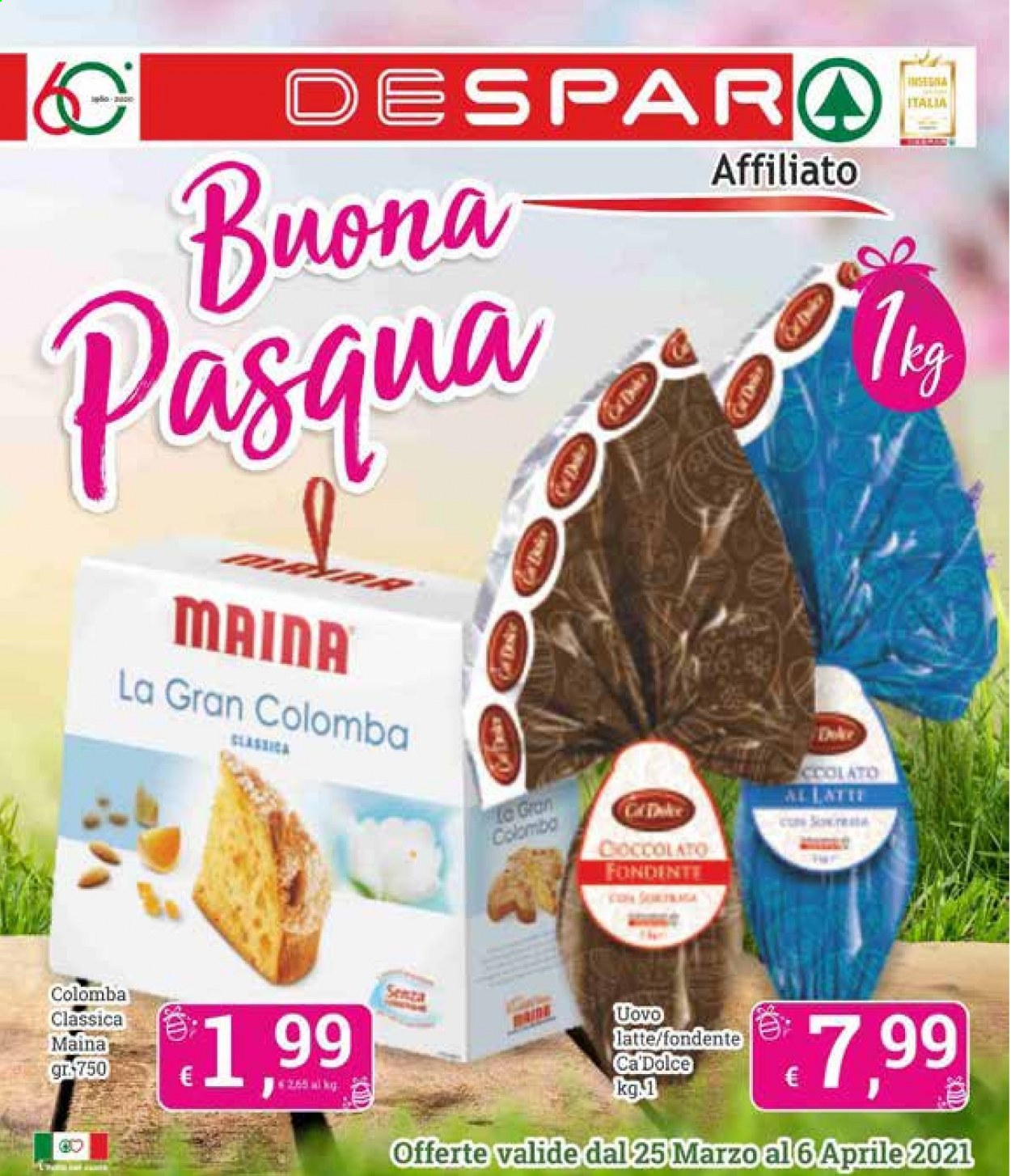 Volantino Despar - 25/3/2021 - 6/4/2021. Pagina 1