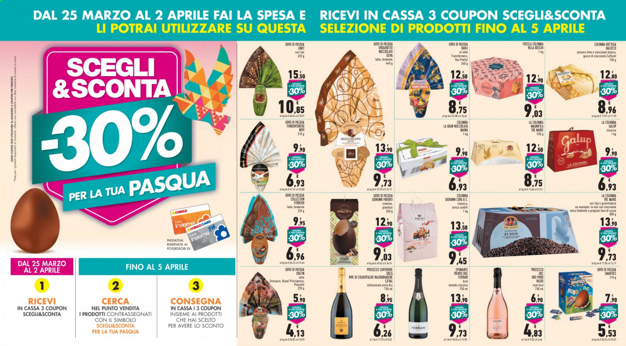 Volantino Conad - 25/3/2021 - 2/4/2021. Pagina 1