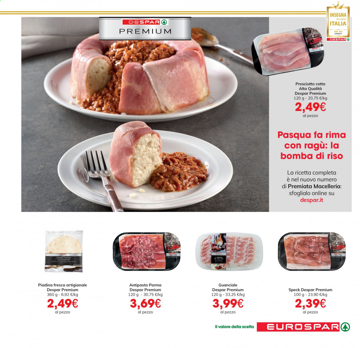 Volantino Eurospar - 25/3/2021 - 7/4/2021. Pagina 5
