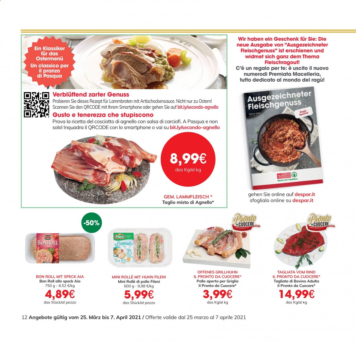 Volantino Eurospar - 25/3/2021 - 7/4/2021. Pagina 12