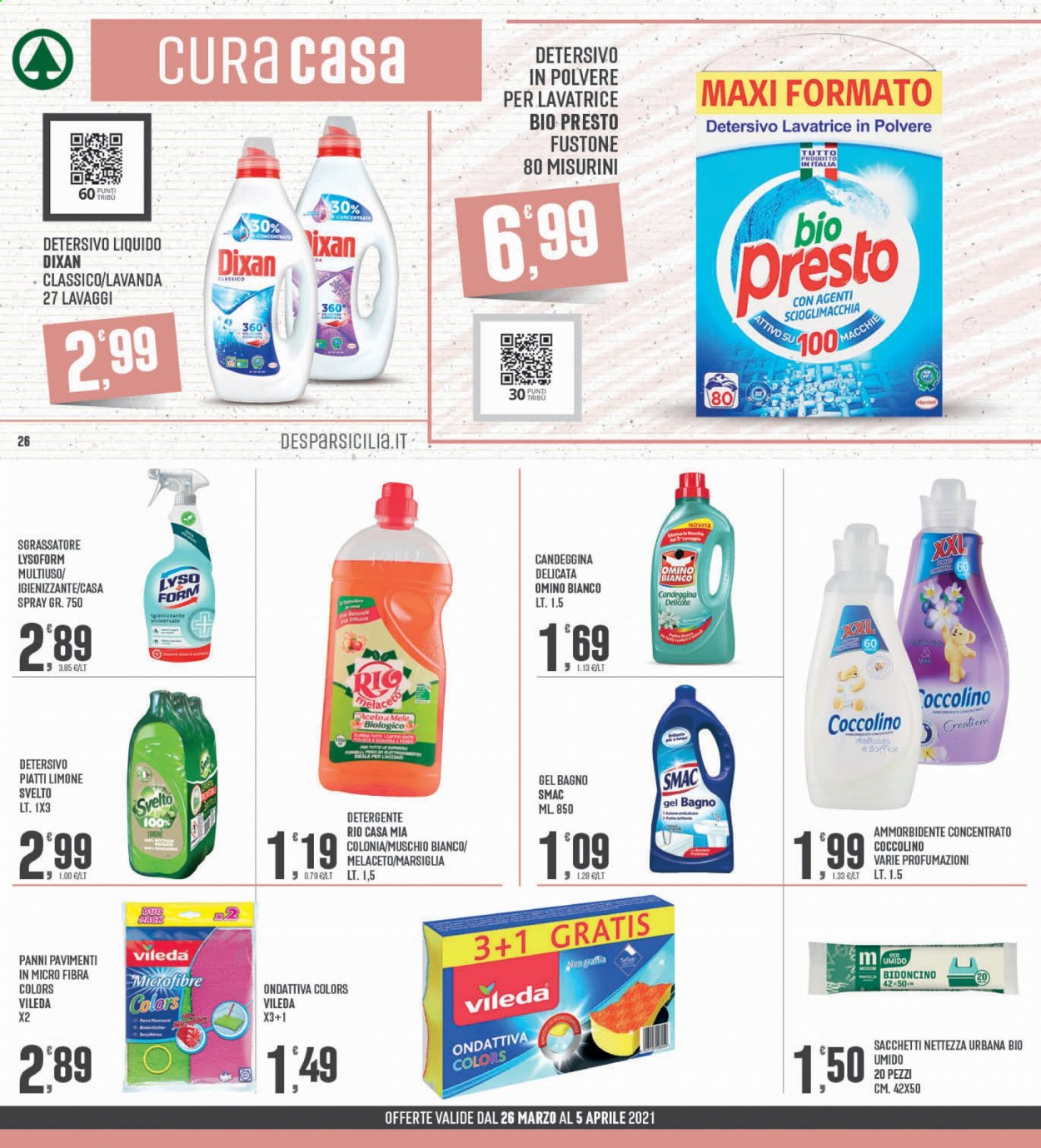 Volantino Eurospar - 26/3/2021 - 5/4/2021. Pagina 26