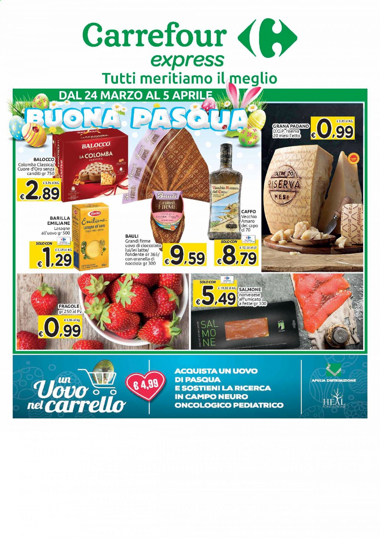 Volantino Carrefour - 24/3/2021 - 5/4/2021. Pagina 1