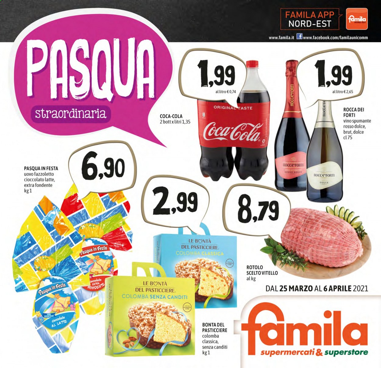 Volantino Famila - 25/3/2021 - 6/4/2021. Pagina 1