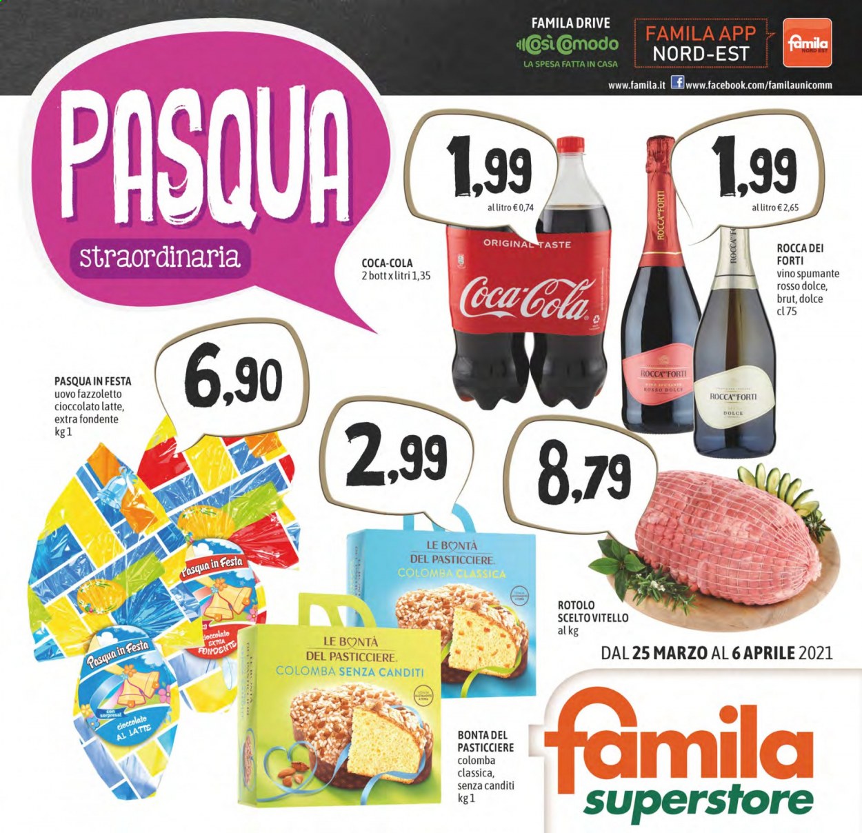 Volantino Famila - 25/3/2021 - 6/4/2021. Pagina 1