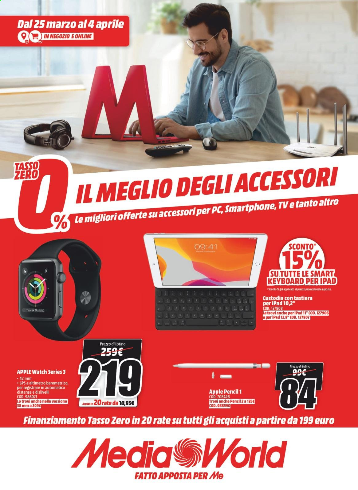Volantino MediaWorld - 25/3/2021 - 4/4/2021. Pagina 1