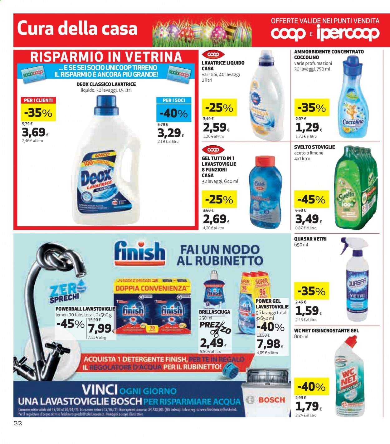 Volantino Coop - 25/3/2021 - 5/4/2021. Pagina 22