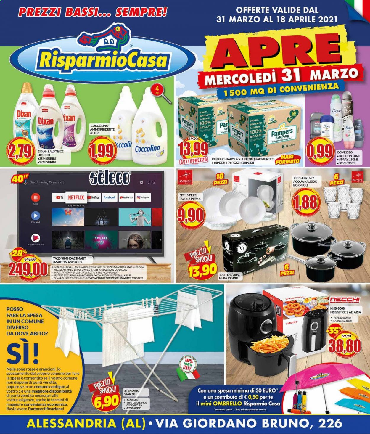Volantino Risparmio Casa - 31/3/2021 - 18/4/2021. Pagina 1