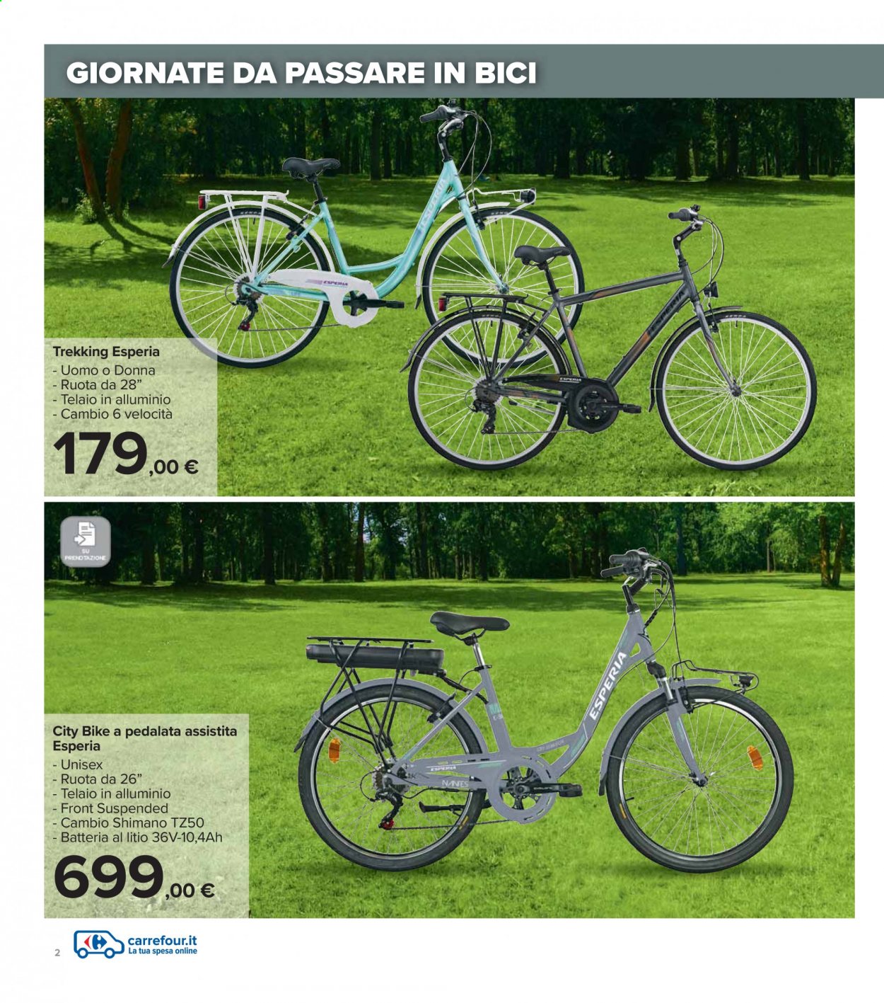 thumbnail - Volantino Carrefour - 1/4/2021 - 2/5/2021 - Prodotti in offerta - Shimano, bicicletta, ruota. Pagina 2.