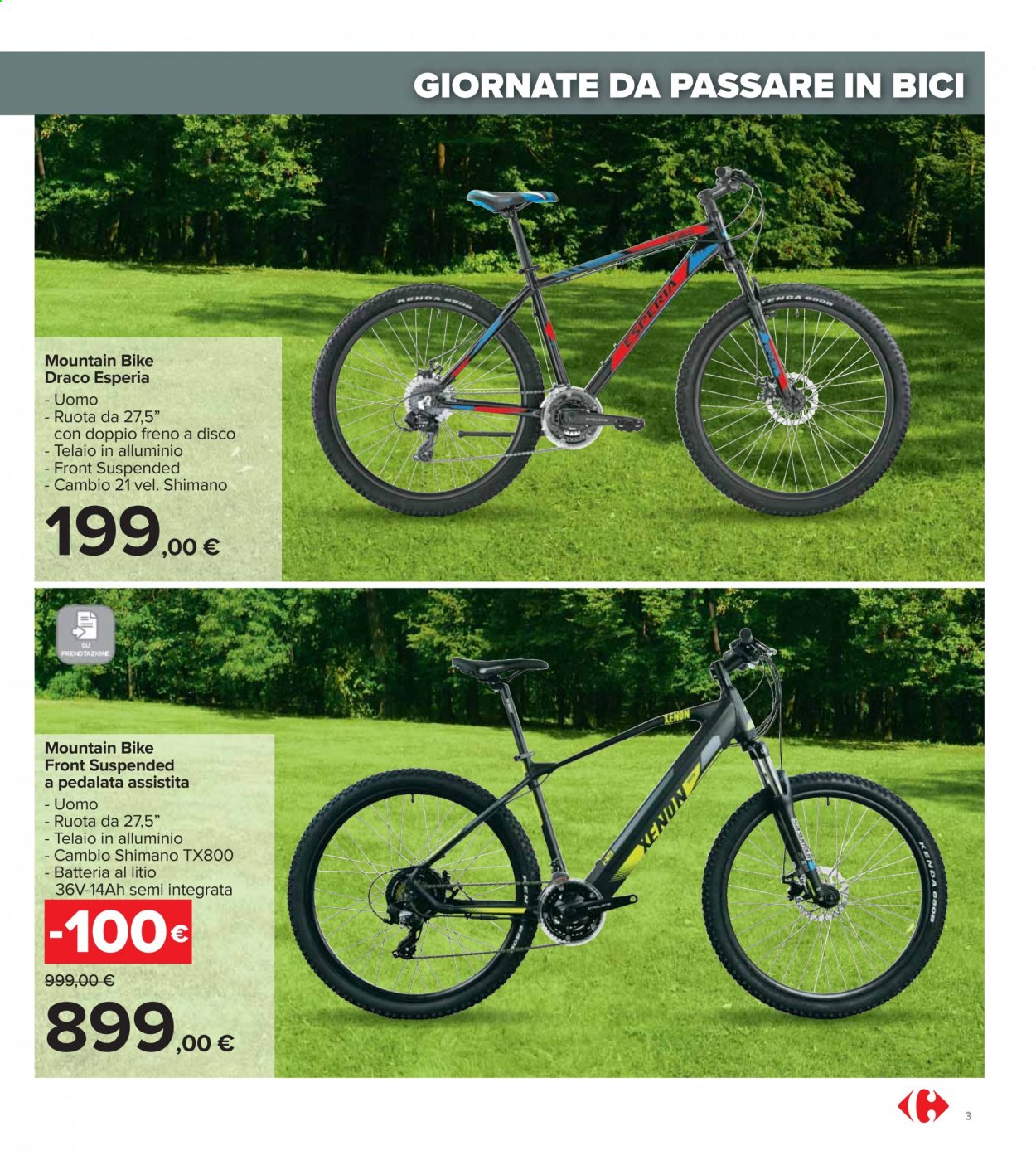thumbnail - Volantino Carrefour - 1/4/2021 - 2/5/2021 - Prodotti in offerta - Shimano, bicicletta, mountain bike, ruota. Pagina 3.