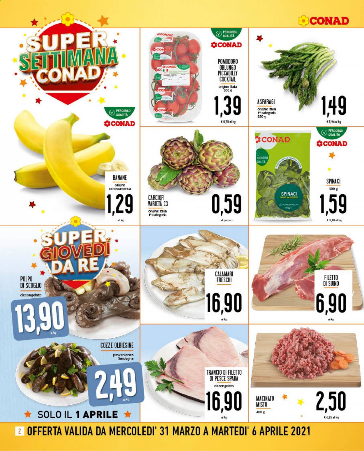 Volantino Conad - 31/3/2021 - 6/4/2021. Pagina 2