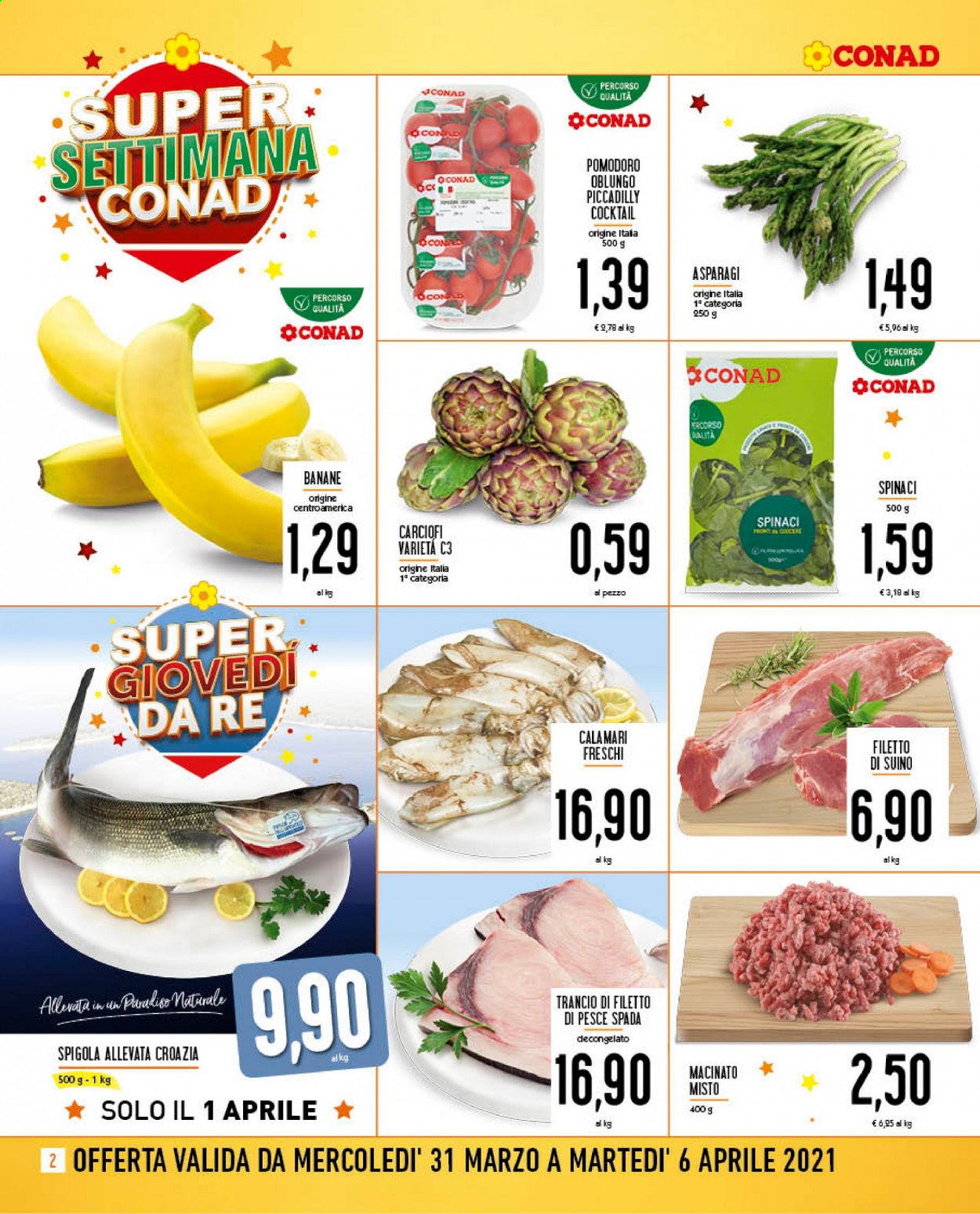 Volantino Conad - 31/3/2021 - 6/4/2021. Pagina 2