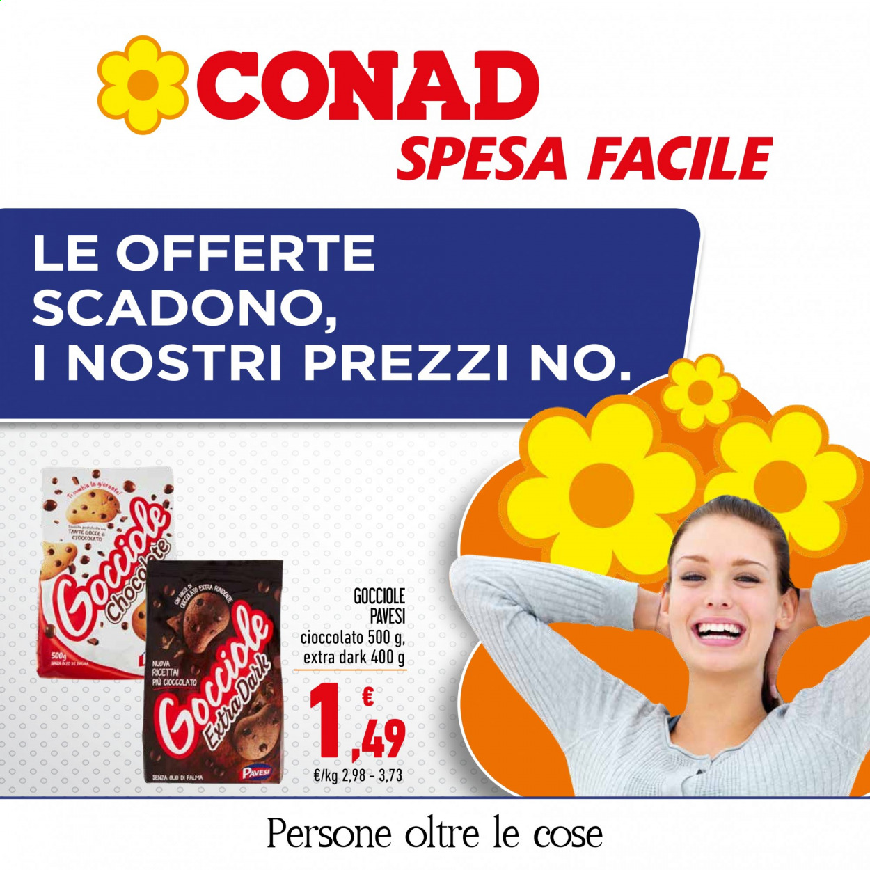 thumbnail - Volantino Conad - 1/4/2021 - 30/4/2021 - Prodotti in offerta - Pavesi. Pagina 1.