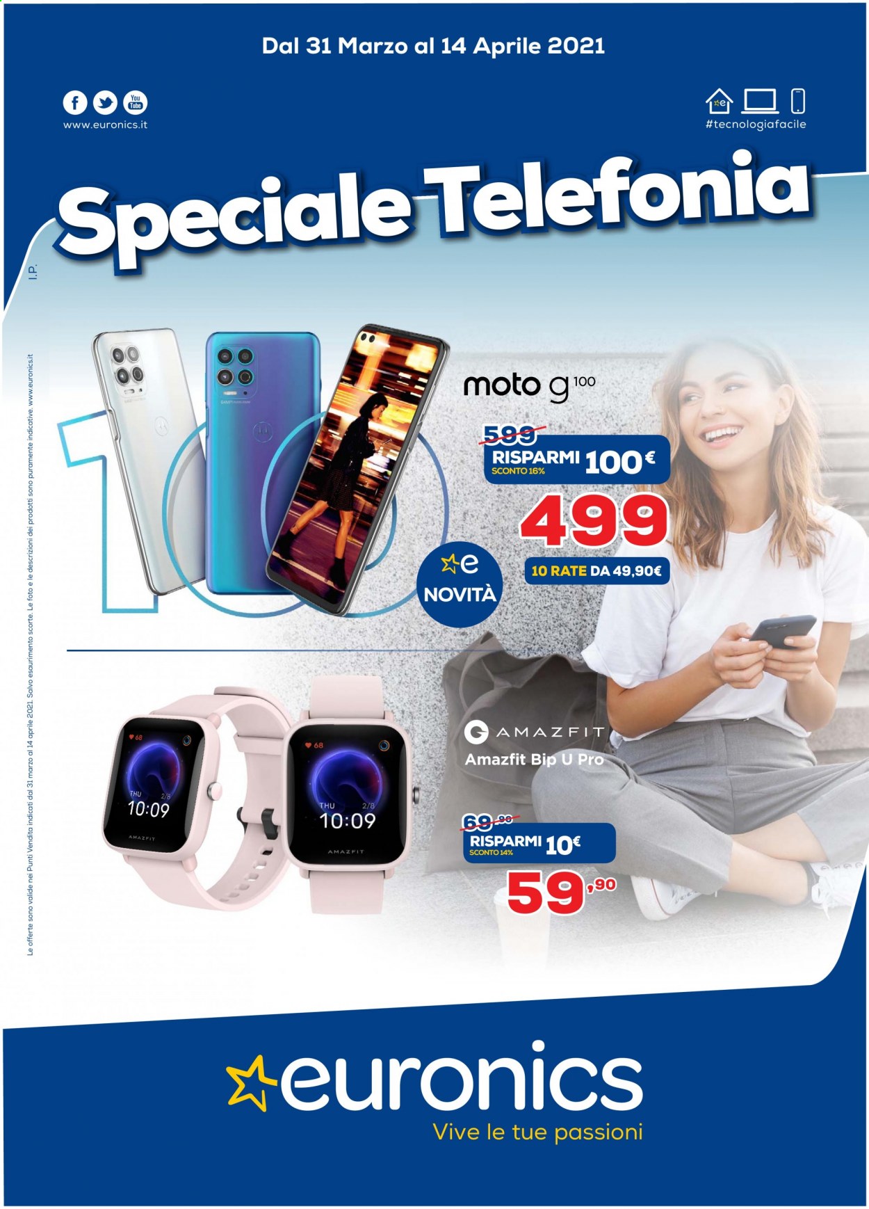 Volantino Euronics - 31/3/2021 - 14/4/2021. Pagina 9