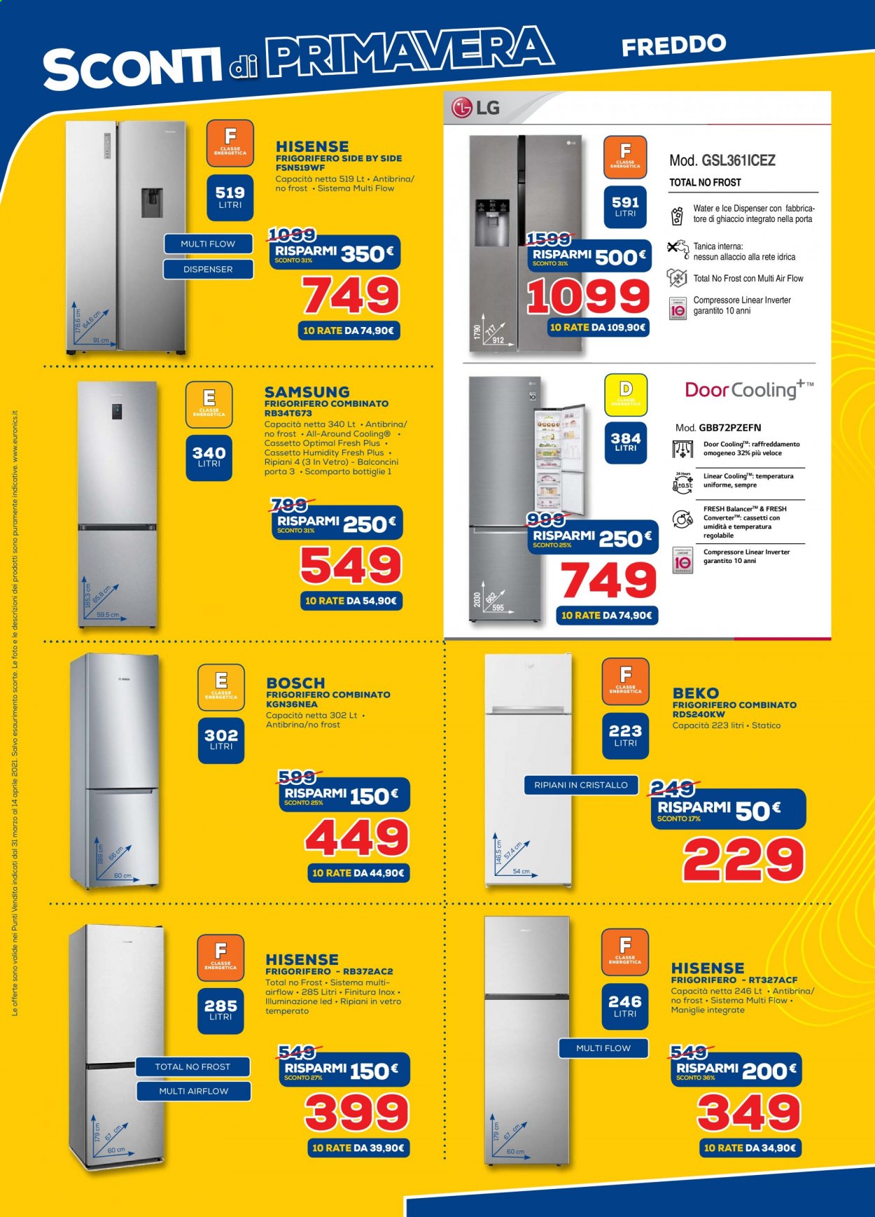 Volantino Euronics - 31/3/2021 - 14/4/2021. Pagina 30