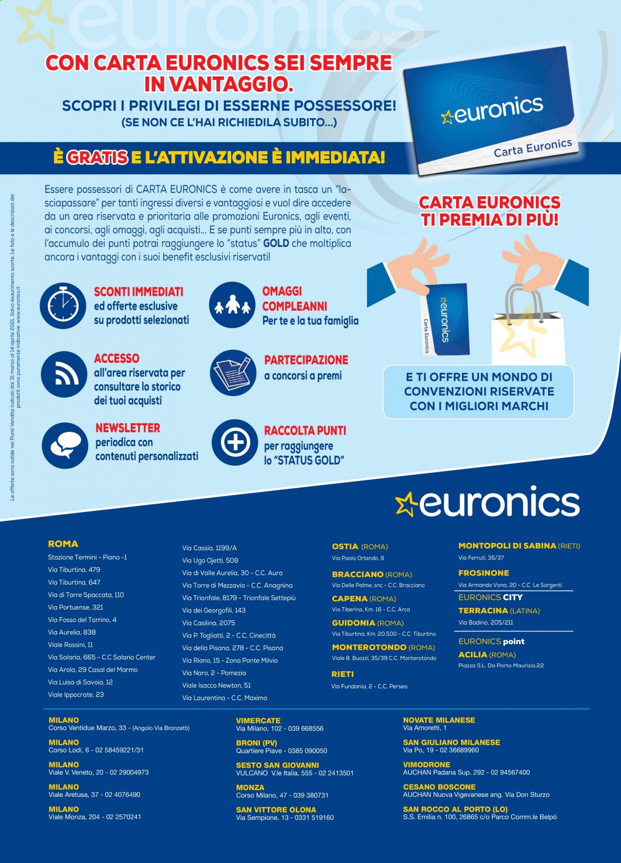 Volantino Euronics - 31/3/2021 - 14/4/2021. Pagina 39