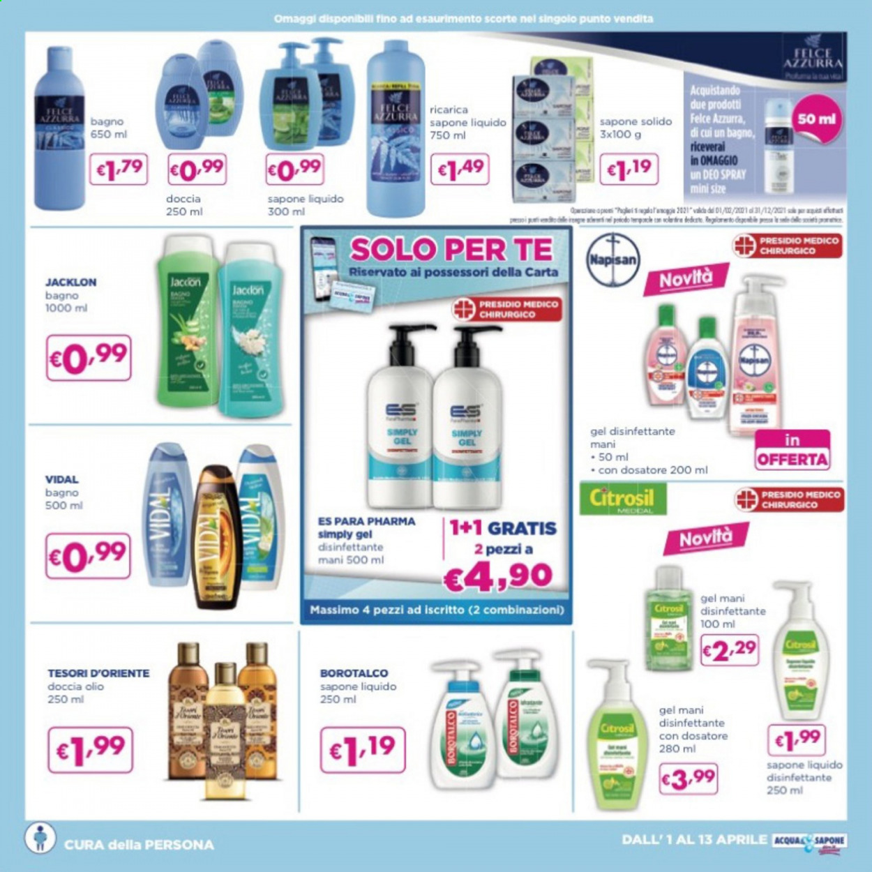 Volantino Acqua & Sapone - 1/4/2021 - 13/4/2021. Pagina 8