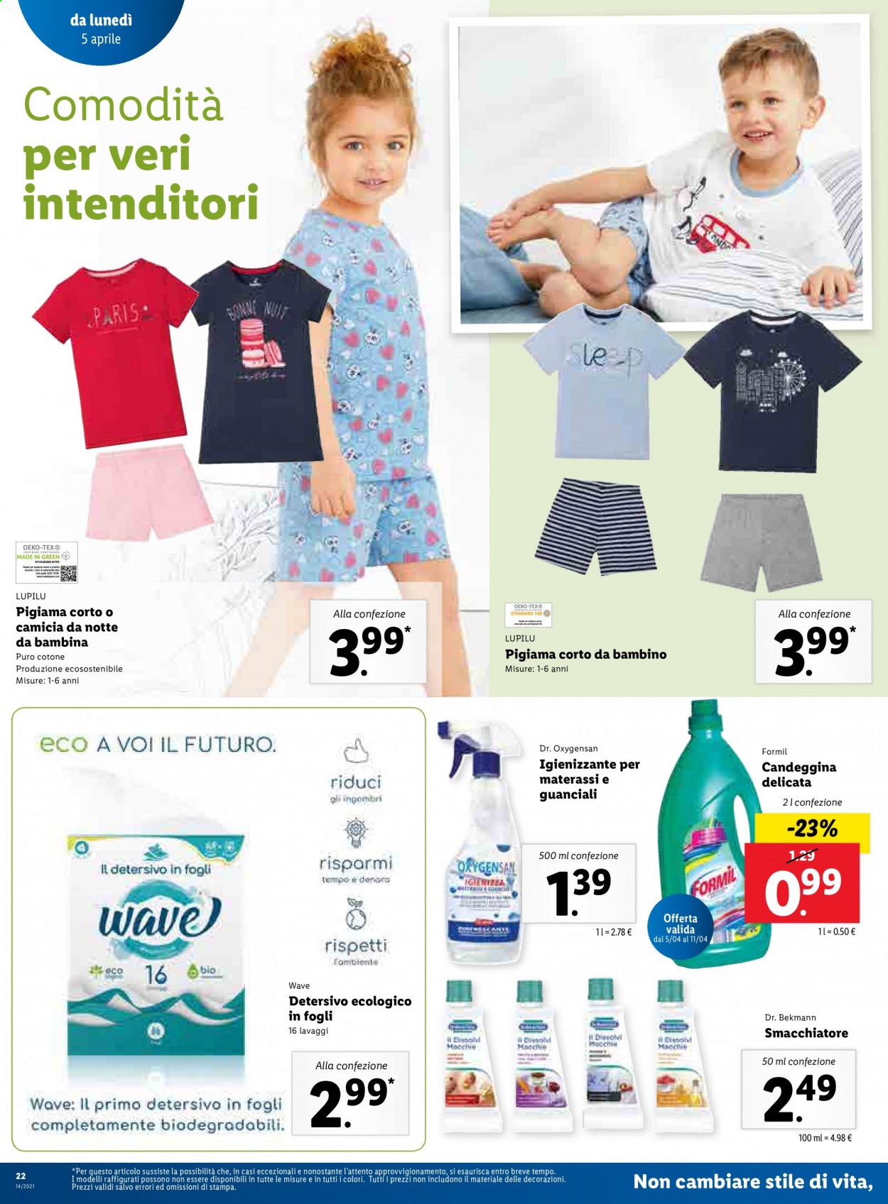 Volantino Lidl - 5/4/2021 - 11/4/2021. Pagina 22