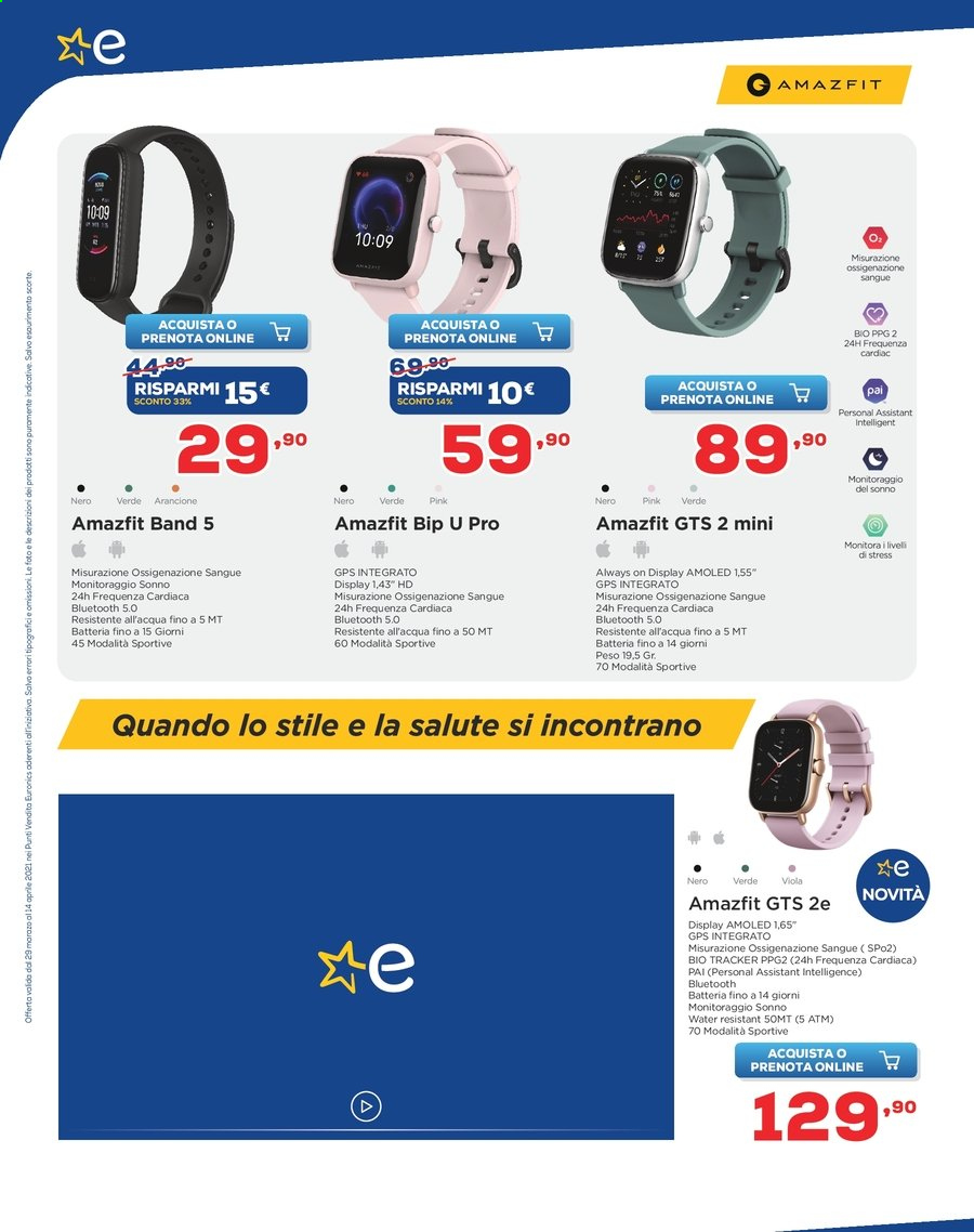 Volantino Euronics - 29/3/2021 - 14/4/2021. Pagina 18