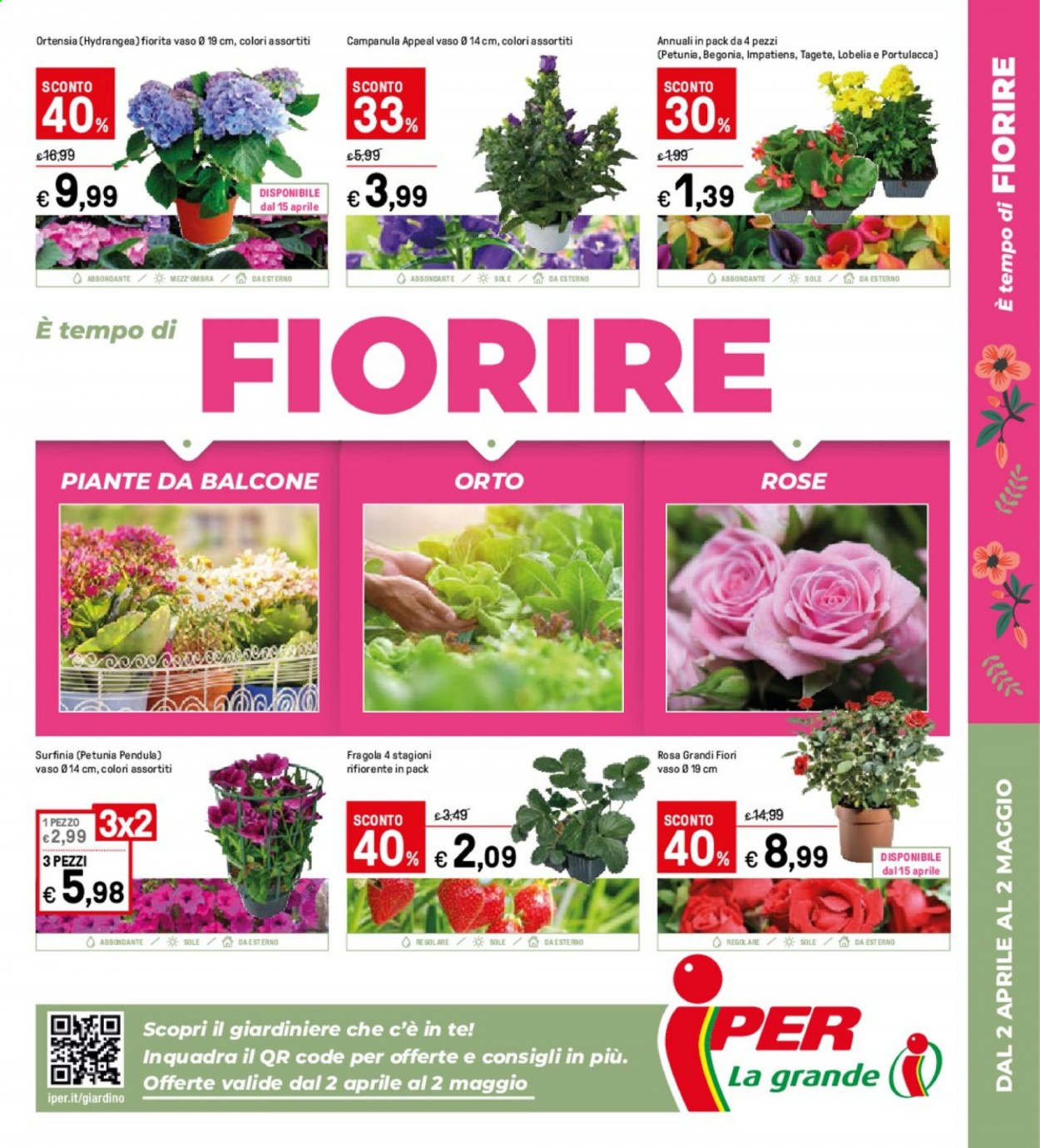 Volantino Iper, La grande i - 2/4/2021 - 2/5/2021. Pagina 1