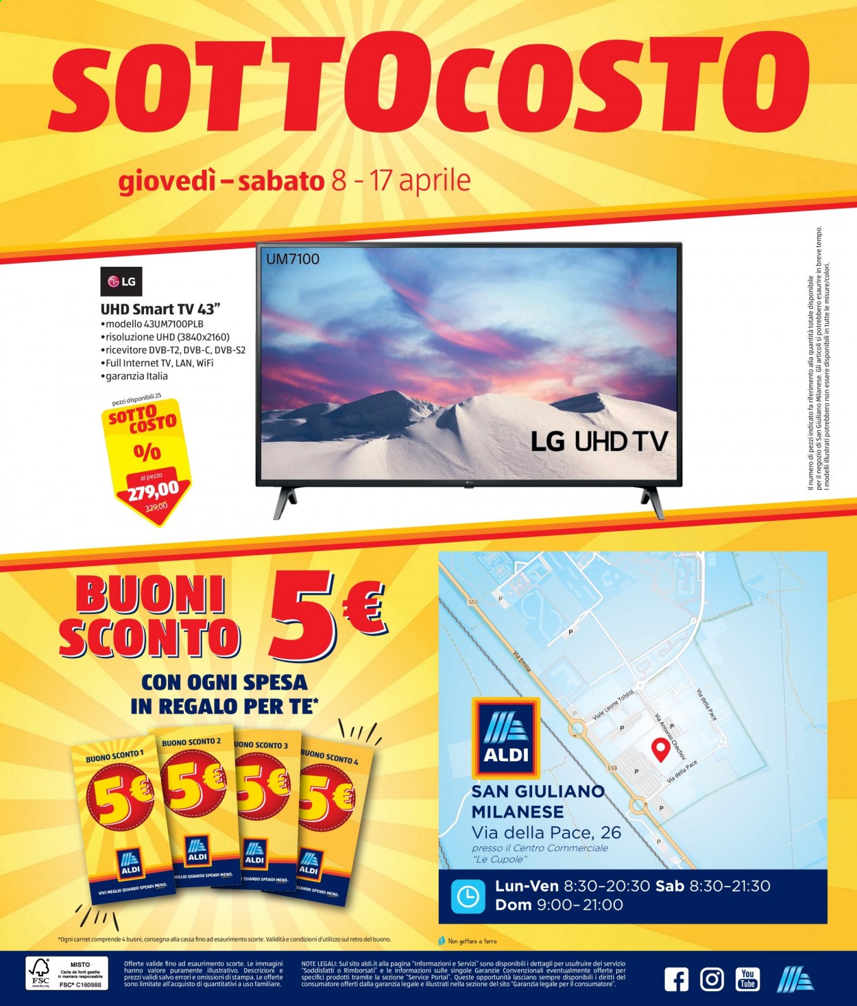 Volantino Aldi - 8/4/2021 - 17/4/2021. Pagina 1