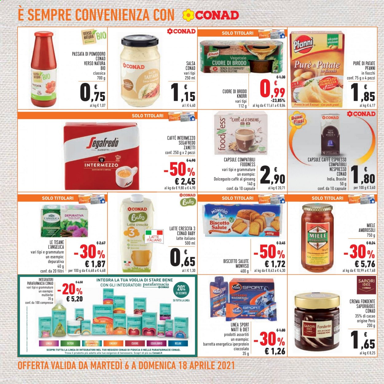 Volantino Conad - 6/4/2021 - 18/4/2021. Pagina 20