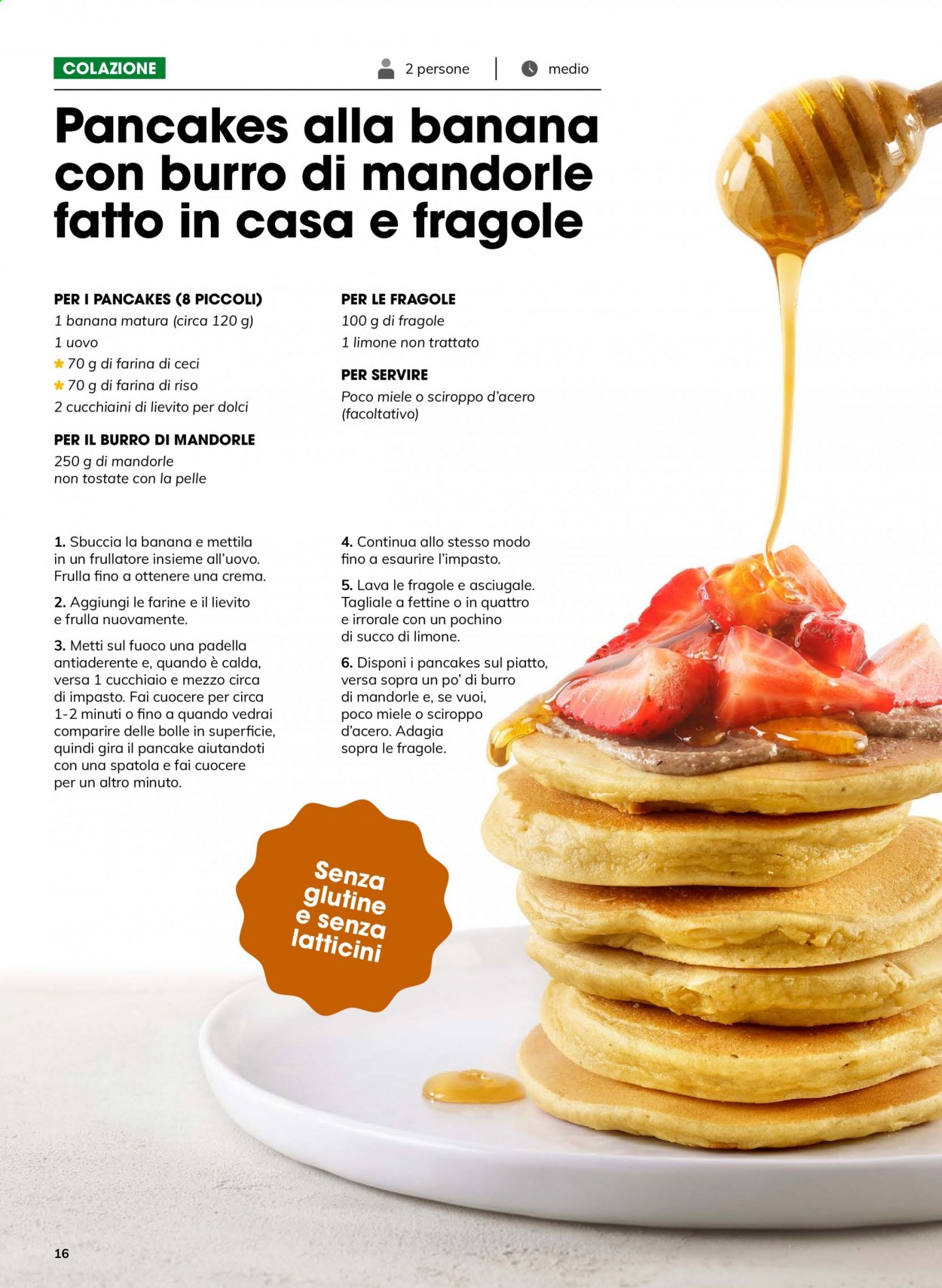 thumbnail - Volantino Interspar - Prodotti in offerta - lievito, farina di ceci, lievito per dolci, sciroppo d’acero, miele, sciroppo, frullatore. Pagina 18.