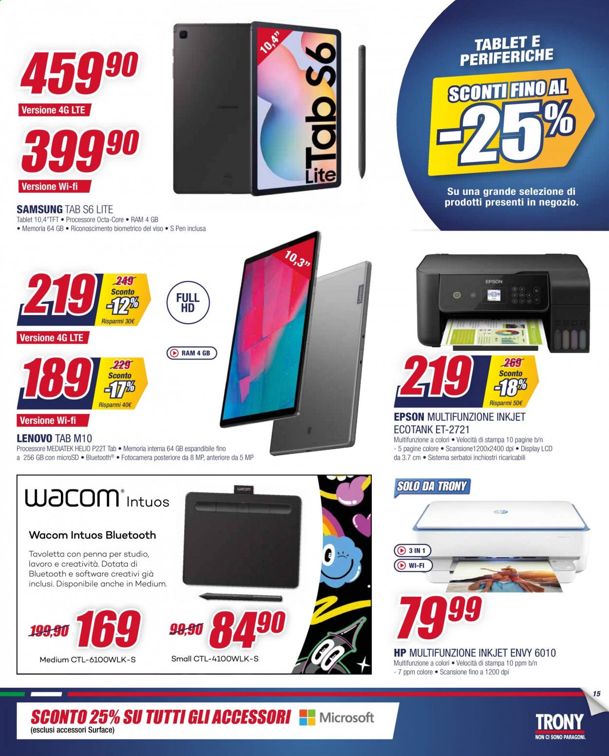 Volantino Trony - 25/3/2021 - 15/4/2021. Pagina 15