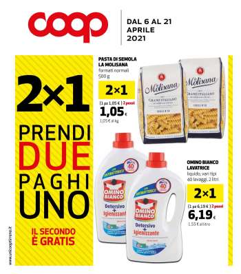 Volantino Coop - 6.4.2021 - 21.4.2021.