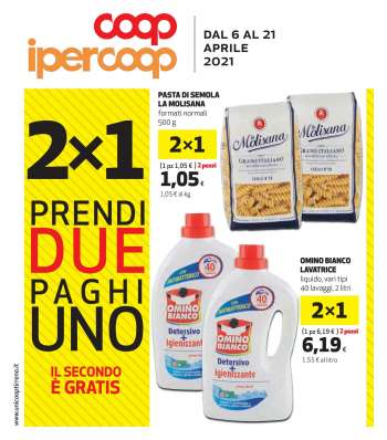Volantino Coop - 6.4.2021 - 21.4.2021.