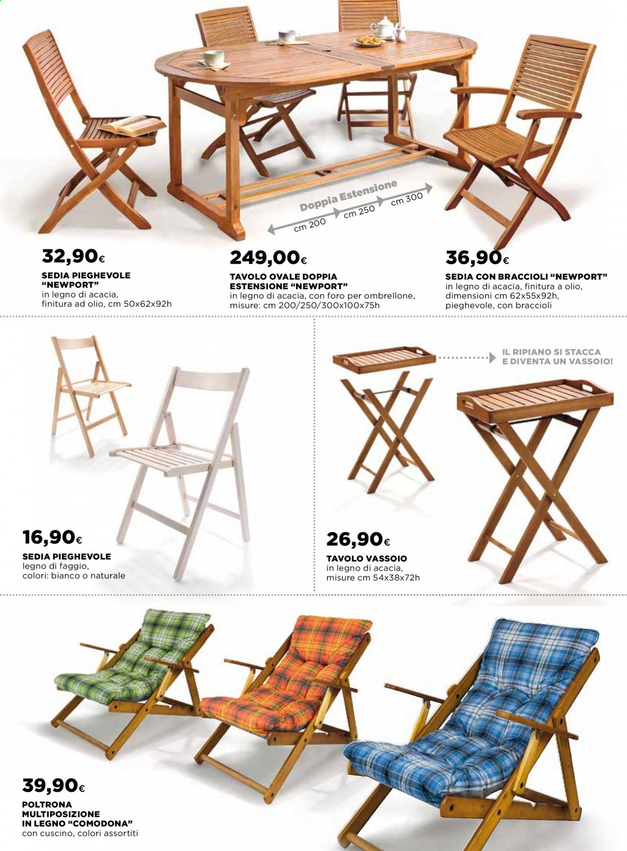 thumbnail - Volantino Coop - 6/4/2021 - 5/5/2021 - Prodotti in offerta - tavolo, sedia, sedia pieghevole, poltrona. Pagina 3.