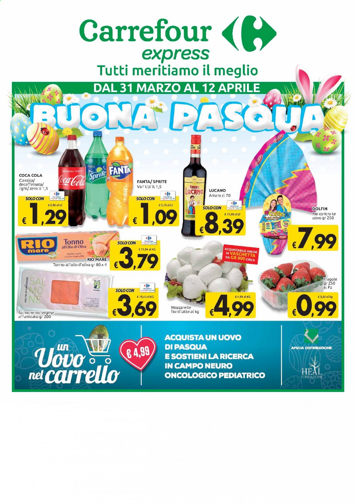 Volantino Carrefour - 31/3/2021 - 12/4/2021. Pagina 1