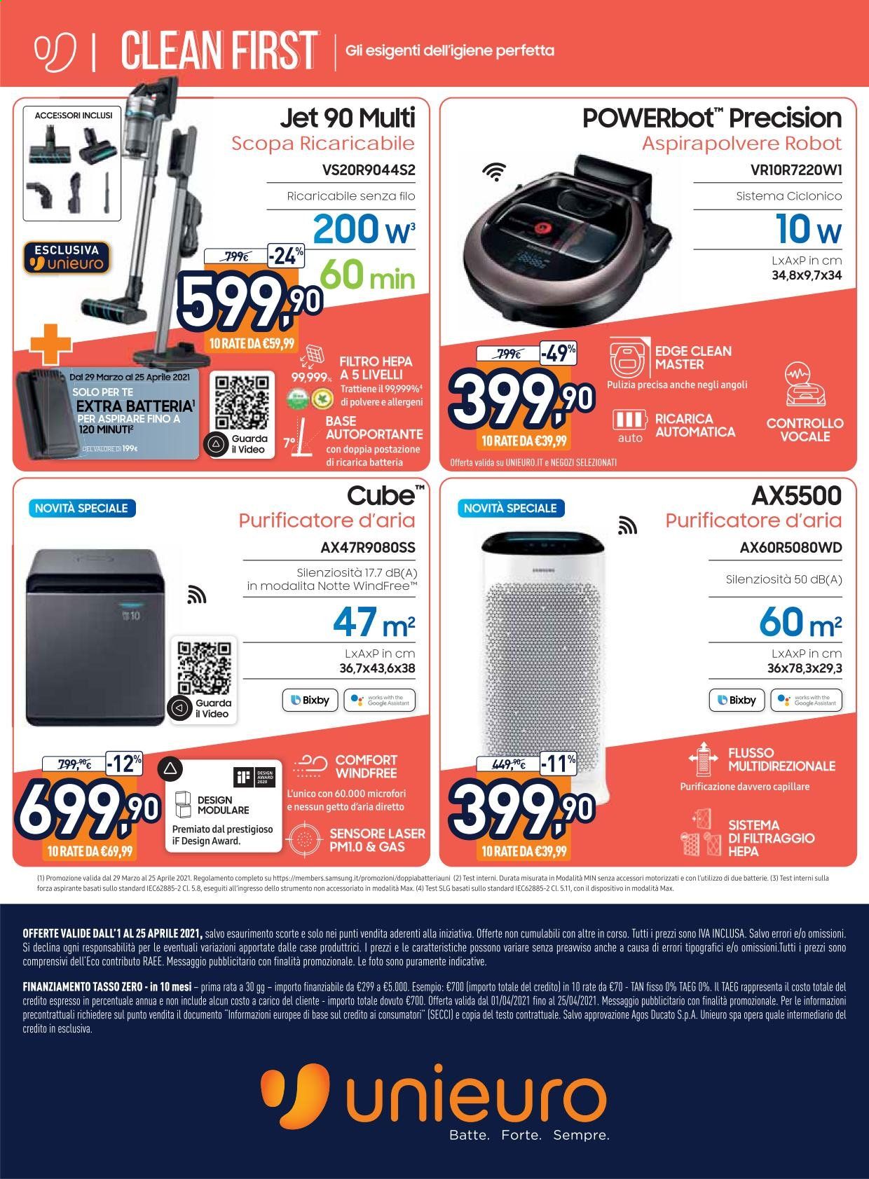 Volantino Unieuro - 1/4/2021 - 25/4/2021. Pagina 8