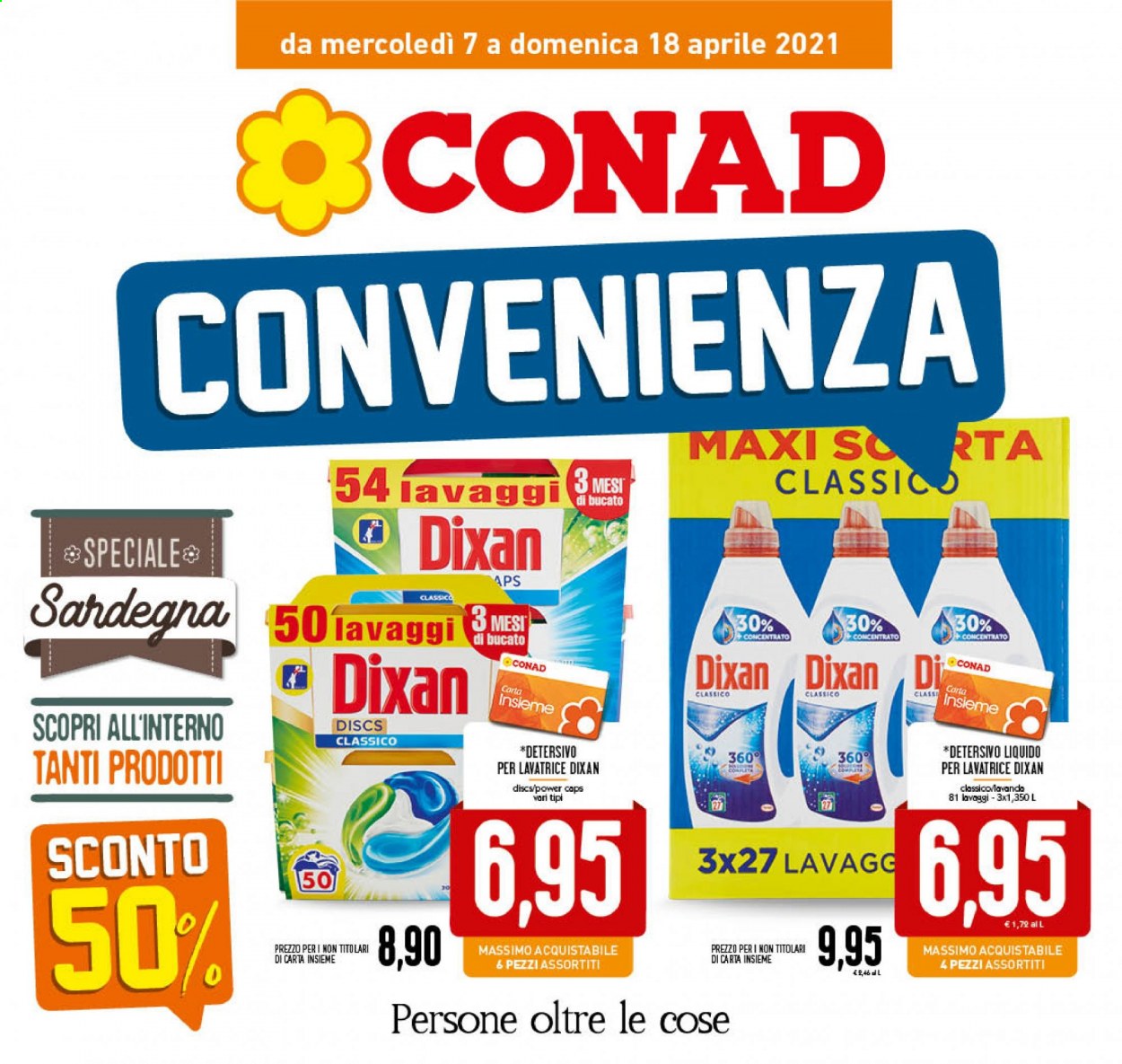 Volantino Conad - 7/4/2021 - 18/4/2021. Pagina 1