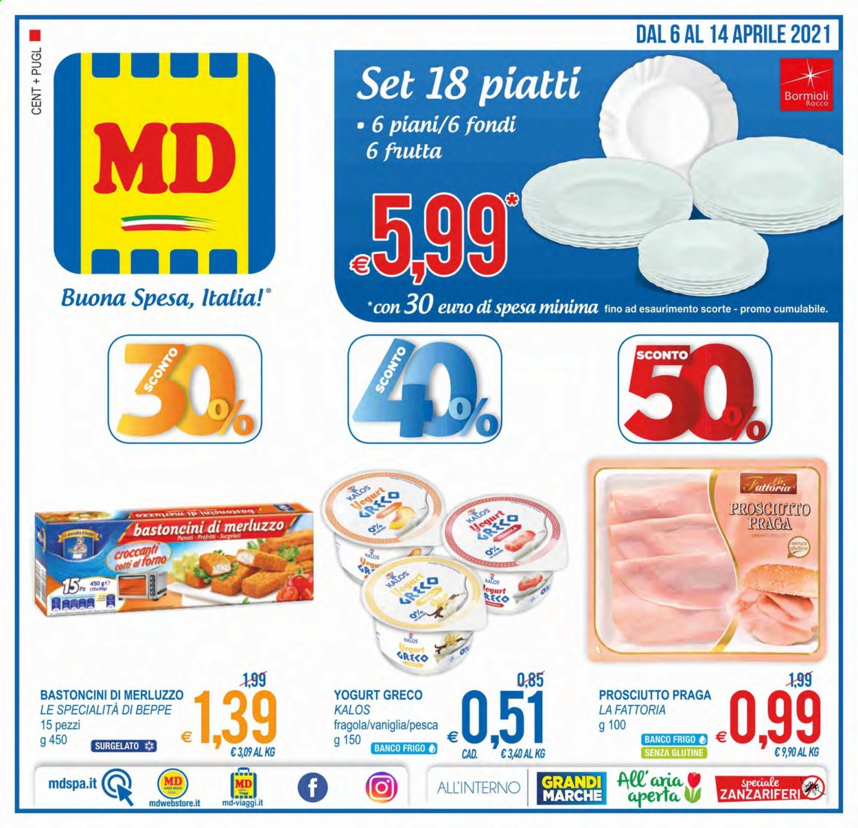 Volantino MD Discount - 6/4/2021 - 14/4/2021. Pagina 1