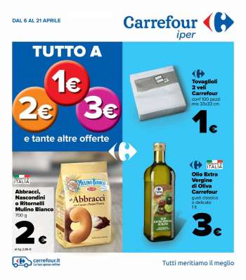 Volantino Carrefour - 6.4.2021 - 21.4.2021.