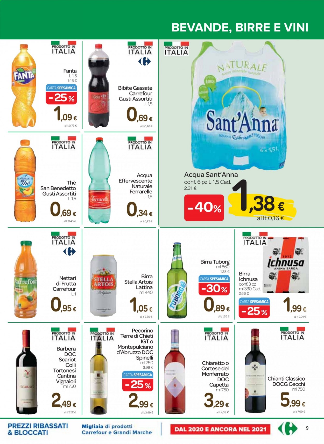Volantino Carrefour - 7/4/2021 - 20/4/2021. Pagina 9